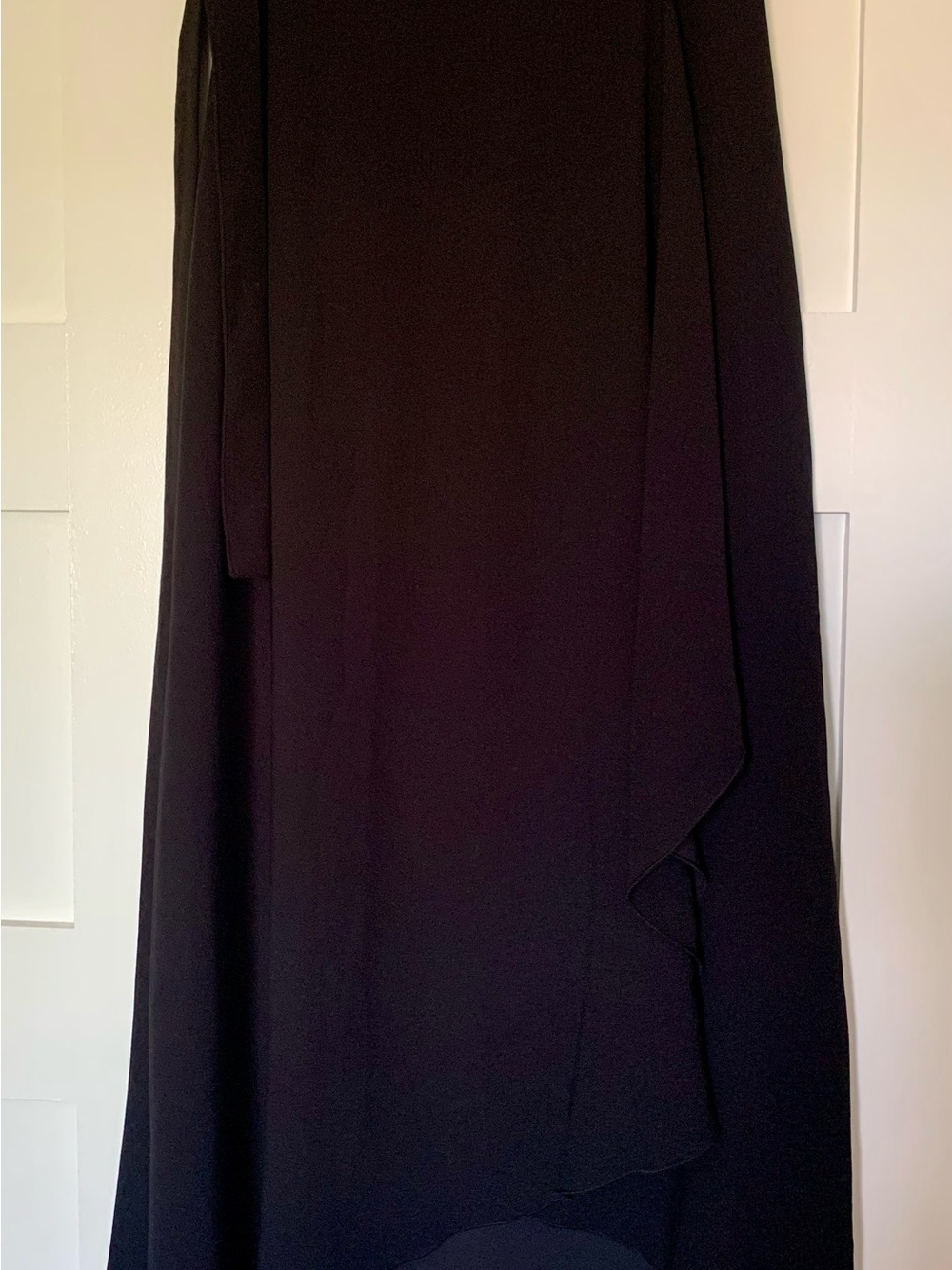Wilfred Black High-Low Maxi Skirt